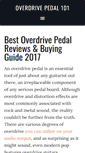 Mobile Screenshot of overdrivepedal.net